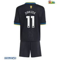 Manchester United Joshua Zirkzee #11 Tredjedraktsett Barn 2025-26 Kortermet (+ Korte bukser)